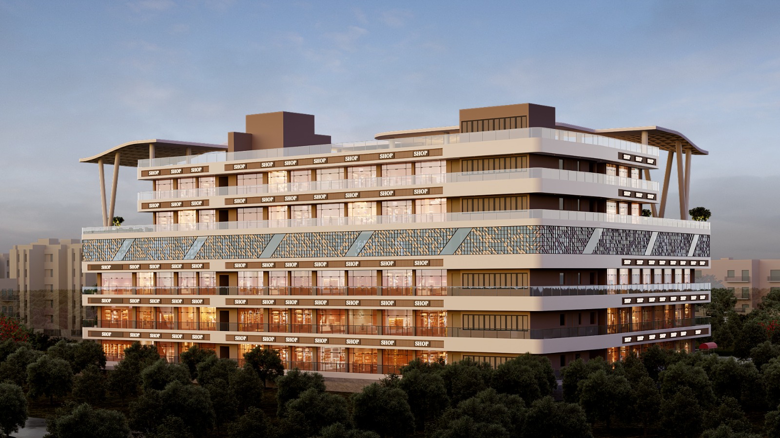 Kamakhya Crosswalk Back Elevation
